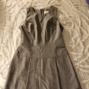 JCrew Suiting Pleated Flannel Dress